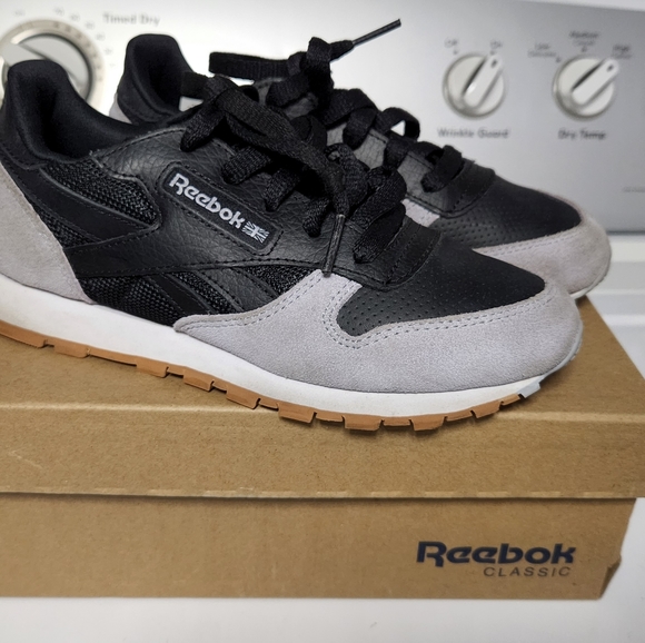 Reebok Other - Classic Reebok Sneakers for boy. Color Black, white and grey.